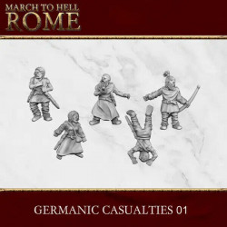 Tribus Germaniques – Figurines antiques 3D Breed – Résine 28/15 mm

