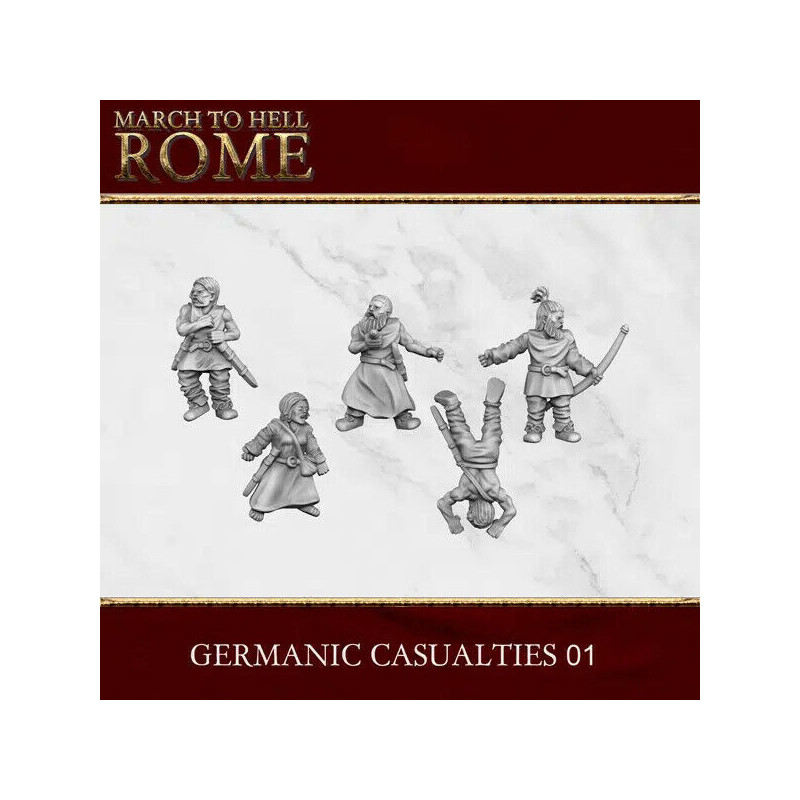 Tribus Germaniques – Figurines antiques 3D Breed – Résine 28/15 mm

