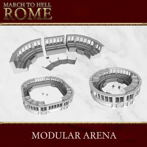 Ancien battle Figurines Les jeux de Rome Arène modulable 