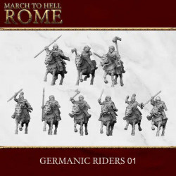 Tribus Germaniques – Figurines antiques 3D Breed – Résine 28/15 mm

