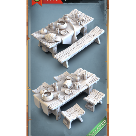 Décors & Accessoires de Donjon – Mobiliers en Résine 28/32 mm JDR

