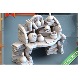 Décors & Accessoires de Donjon – Mobiliers en Résine 28/32 mm JDR

