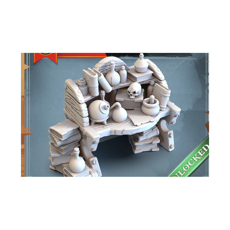 Décors & Accessoires de Donjon – Mobiliers en Résine 28/32 mm JDR

