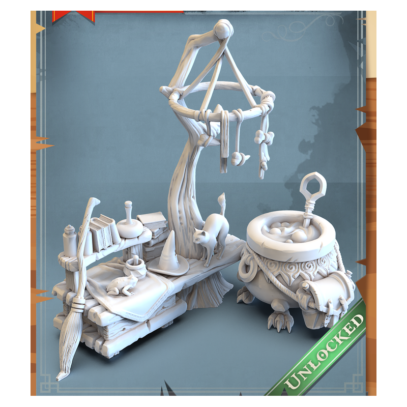 Décors & Accessoires de Donjon – Mobiliers en Résine 28/32 mm JDR

