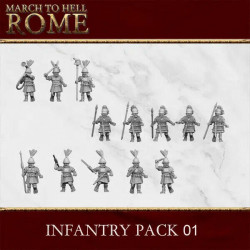 Armée Républicaine Romaine – 3D Breed Miniatures – Résine 28/15 mm


