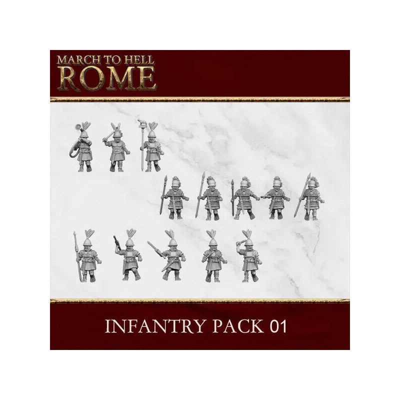 Armée Républicaine Romaine – 3D Breed Miniatures – Résine 28/15 mm

