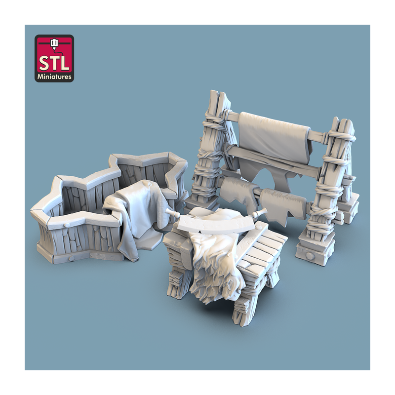 Décors & Accessoires de Donjon – Mobiliers en Résine 28/32 mm JDR

