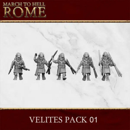 Armée Républicaine Romaine – 3D Breed Miniatures – Résine 28/15 mm

