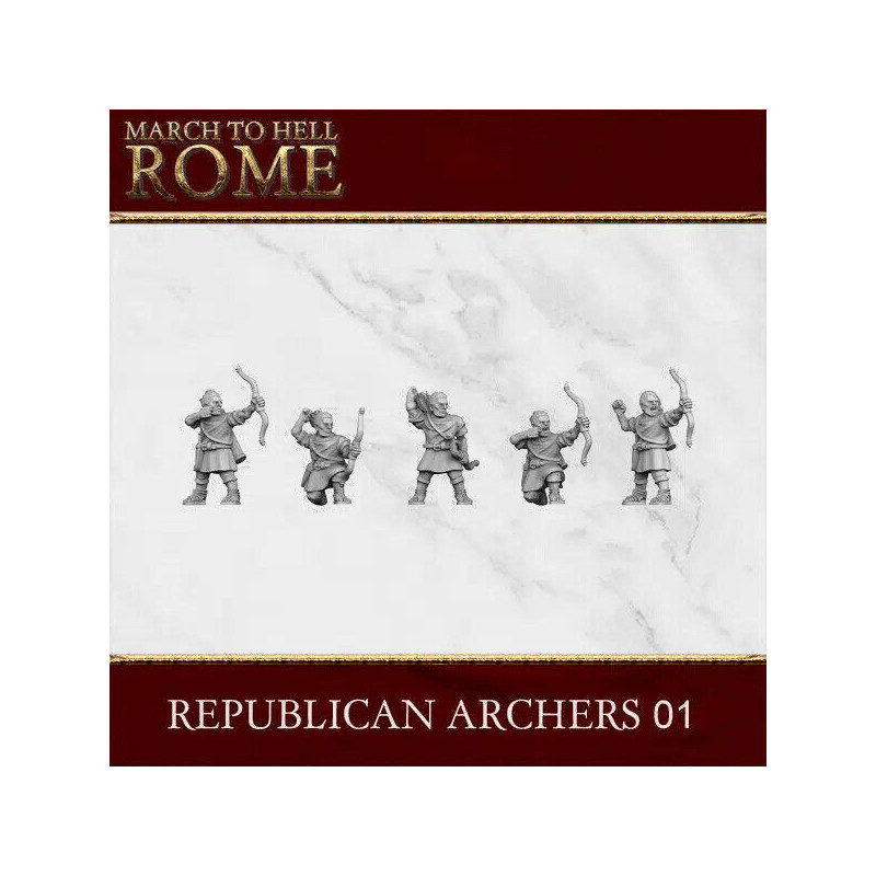 Armée Républicaine Romaine – 3D Breed Miniatures – Résine 28/15 mm


