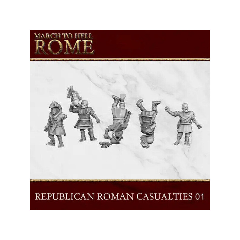 Armée Républicaine Romaine – 3D Breed Miniatures – Résine 28/15 mm

