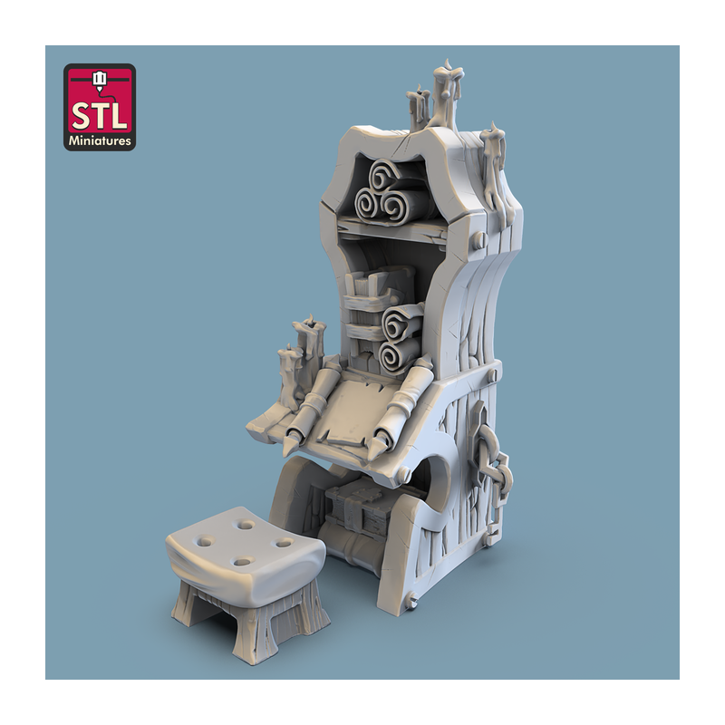Décors & Accessoires de Donjon – Mobiliers en Résine 28/32 mm JDR

