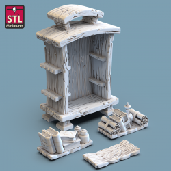 Décors & Accessoires de Donjon – Mobiliers en Résine 28/32 mm JDR

 (2)