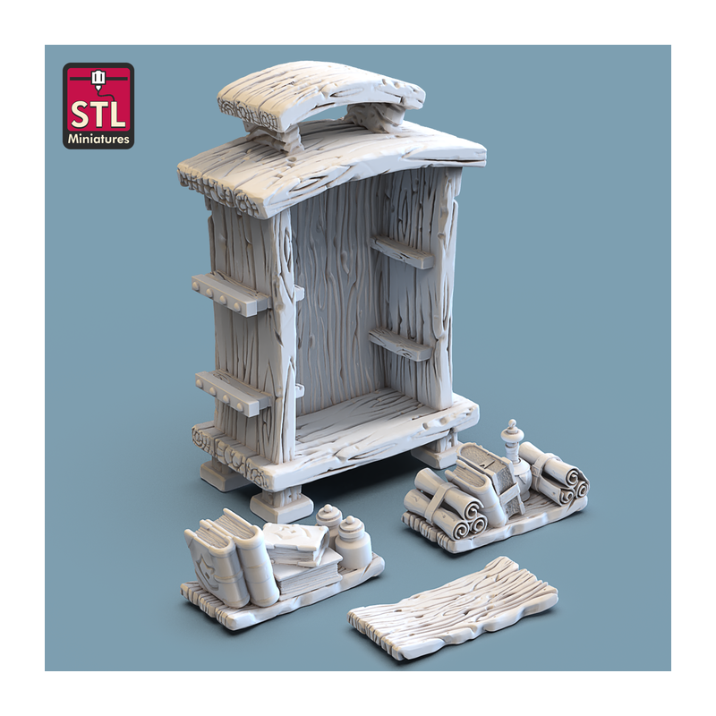 Décors & Accessoires de Donjon – Mobiliers en Résine 28/32 mm JDR

