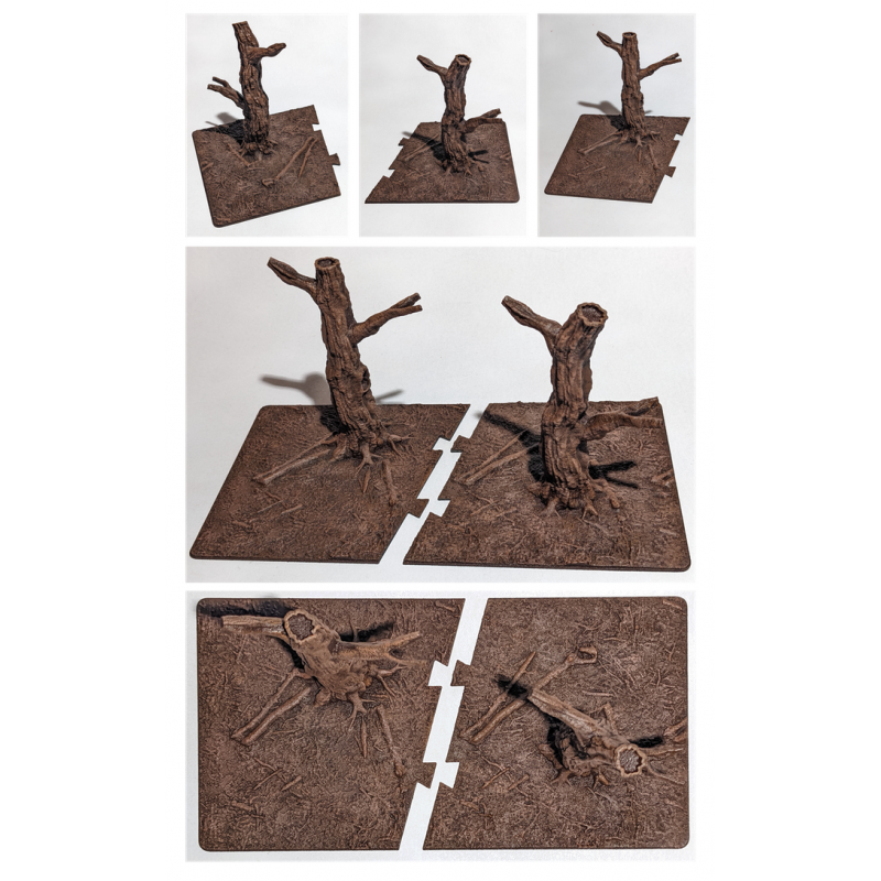 Décor impréssion 3D 1 Décor futuriste validé WTC/ETC Forêt