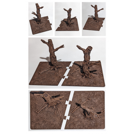 Décor impréssion 3D 1 Décor futuriste validé WTC/ETC Forêt