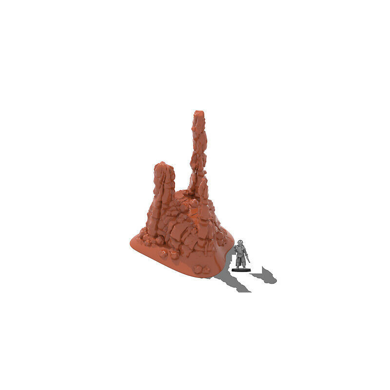 Décor impréssion 3D 1 Décor futuriste Desert 1
