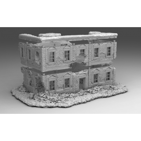 "Ruines WWII - Décors 3D 28mm pour Wargames & Dioramas Historiques"