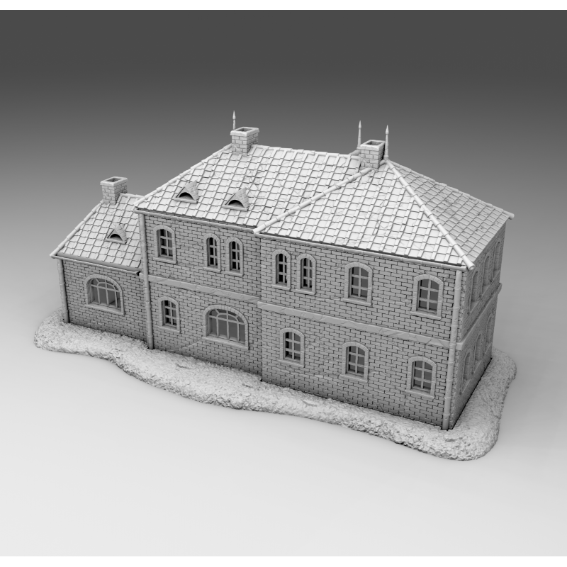 "Ruines WWII - Décors 3D 28mm pour Wargames & Dioramas Historiques"