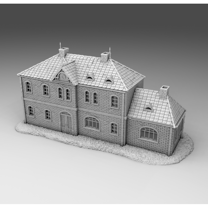 "Ruines WWII - Décors 3D 28mm pour Wargames & Dioramas Historiques"