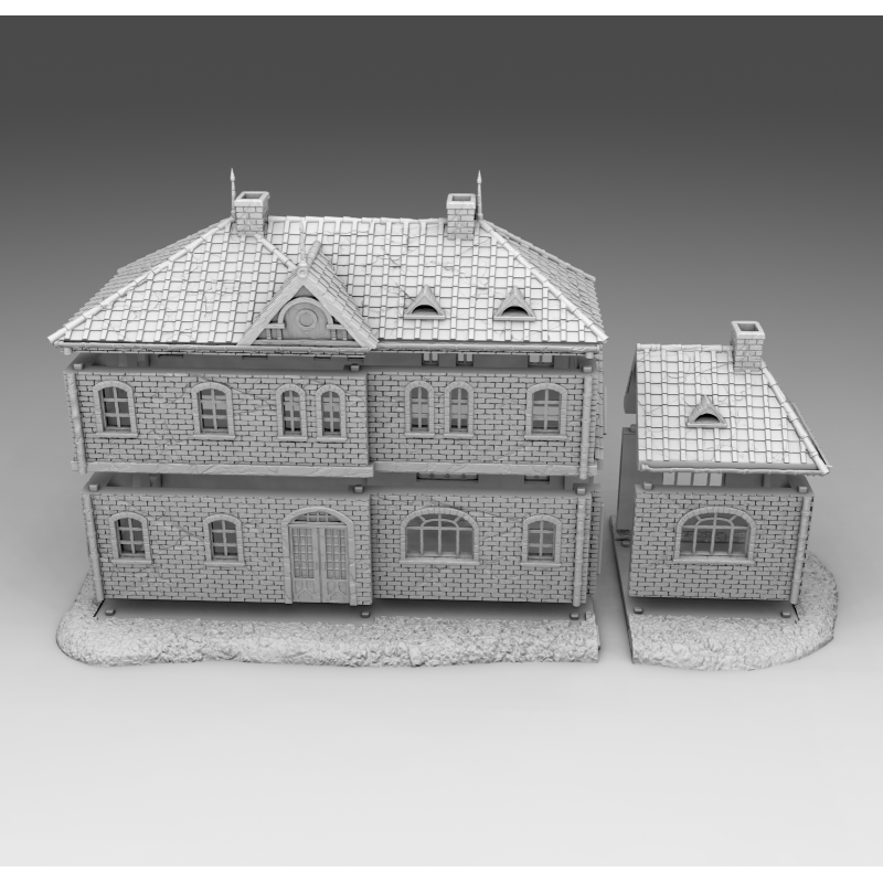 "Ruines WWII - Décors 3D 28mm pour Wargames & Dioramas Historiques"