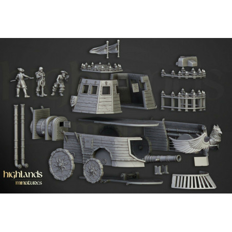 Higland Miniature Sunland - Tank à vapeur toutes optionsHigland Miniature Sunland - Tank à vapeur toutes options