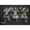 Higlands Miniatures-Ogres Khazarian warriors Armes à feu 