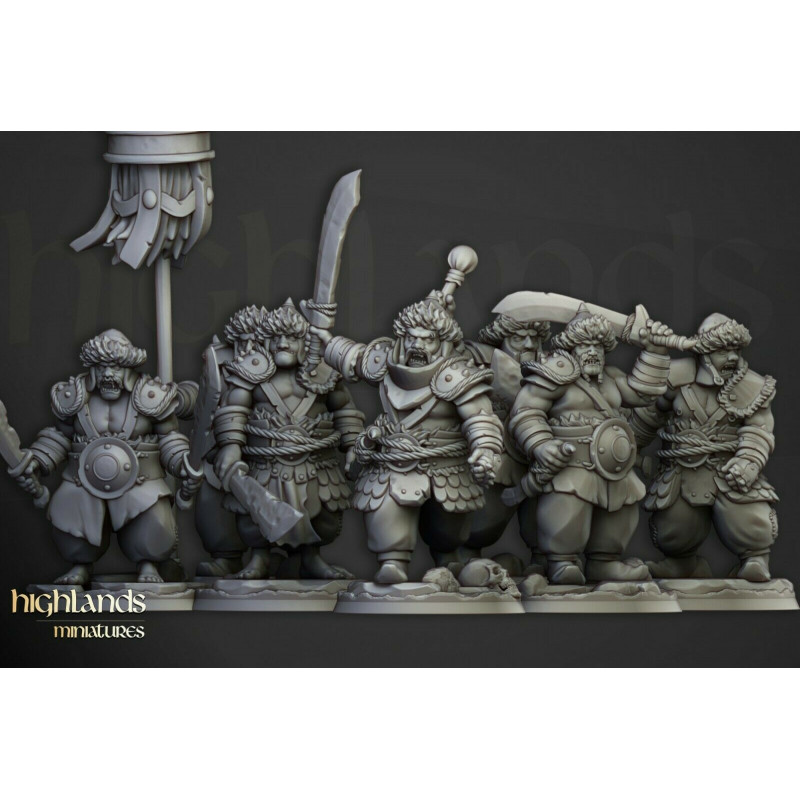 Higlands Miniatures-Ogres Khazarian warriors 
