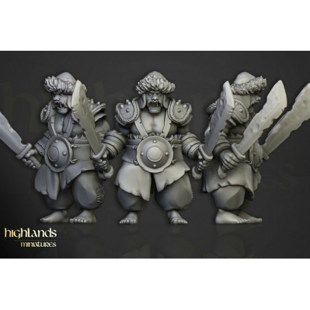 Higlands Miniatures-Ogres Khazarian warriors 