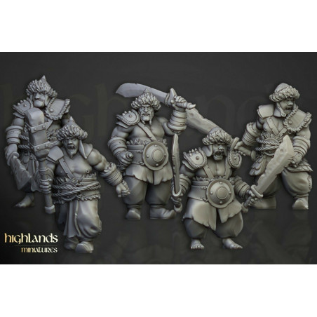 Higlands Miniatures-Ogres Khazarian warriors 
