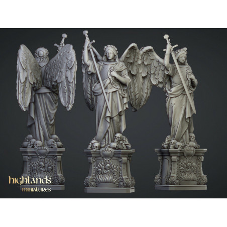 -Décor impréssion 3D Statue de Sainte héléne 