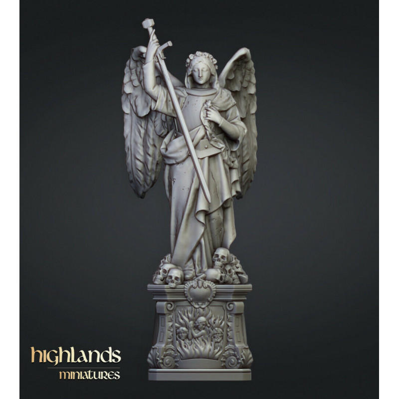 -Décor impréssion 3D Statue de Sainte héléne 