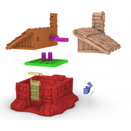 Décors GameScape 3D – Terrain modulaire 28/32 mm en filament

