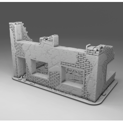 "Ruines WWII - Décors 3D 28mm pour Wargames & Dioramas Historiques" (2)