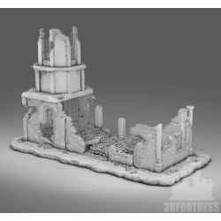 "Ruines WWII - Décors 3D 28mm pour Wargames & Dioramas Historiques"