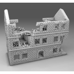 "Ruines WWII - Décors 3D 28mm pour Wargames & Dioramas Historiques" (2)