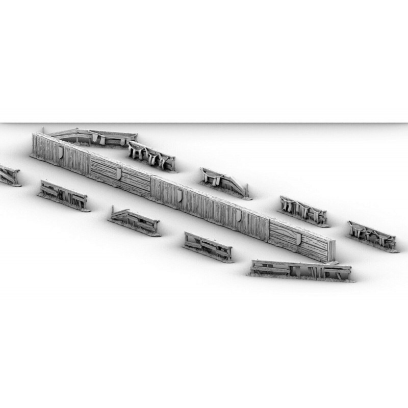 Décors GameScape 3D – Terrain modulaire 28/32 mm en filament

