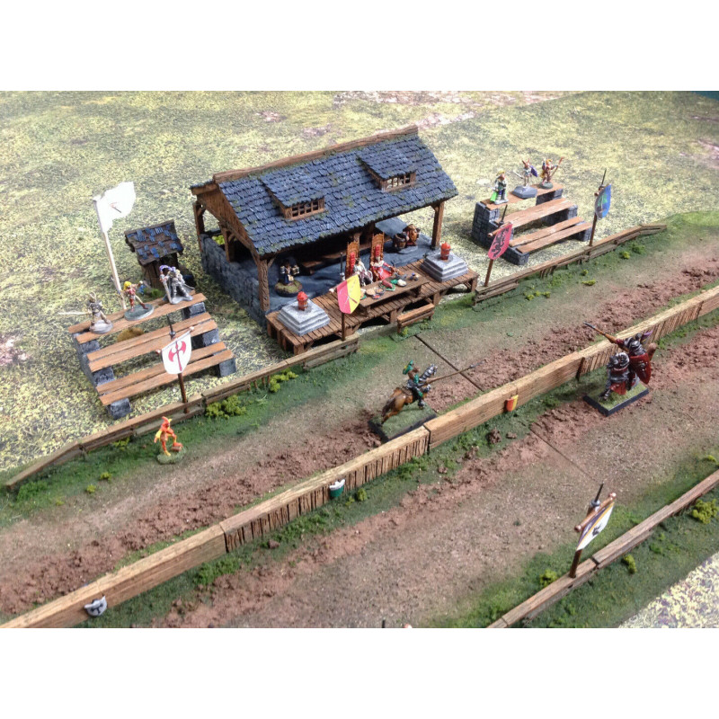 Décors GameScape 3D – Terrain modulaire 28/32 mm en filament

