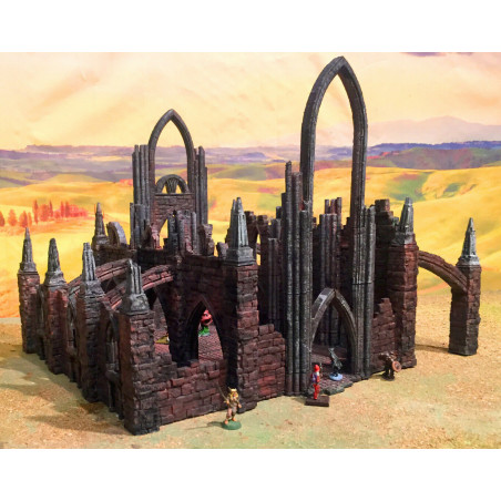 Décors GameScape 3D – Terrain modulaire 28/32 mm en filament

