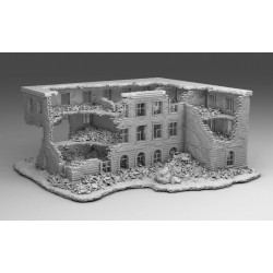 "Ruines WWII - Décors 3D 28mm pour Wargames & Dioramas Historiques"