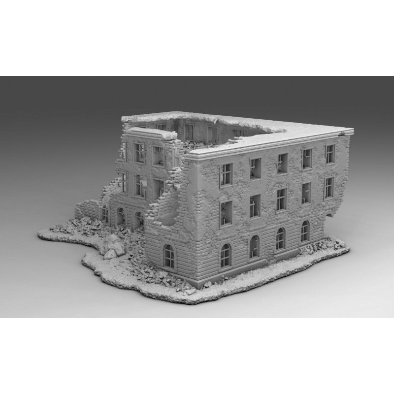"Ruines WWII - Décors 3D 28mm pour Wargames & Dioramas Historiques"