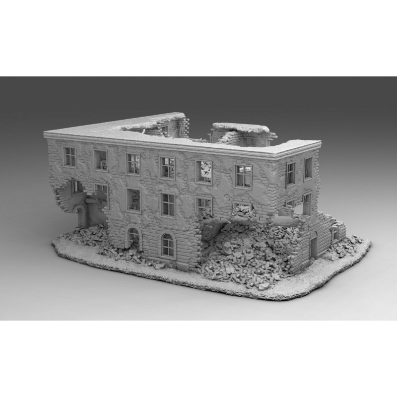 "Ruines WWII - Décors 3D 28mm pour Wargames & Dioramas Historiques"