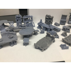 Décors GameScape 3D – Terrain modulaire 28/32 mm en filament

 (2)