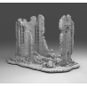 "Ruines WWII - Décors 3D 28mm pour Wargames & Dioramas Historiques"
