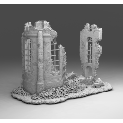 "Ruines WWII - Décors 3D 28mm pour Wargames & Dioramas Historiques" (2)