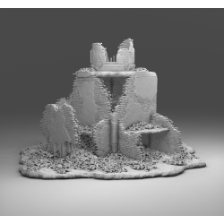"Ruines WWII - Décors 3D 28mm pour Wargames & Dioramas Historiques" (2)