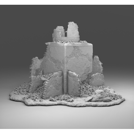 "Ruines WWII - Décors 3D 28mm pour Wargames & Dioramas Historiques"