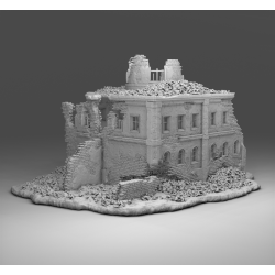 "Ruines WWII - Décors 3D 28mm pour Wargames & Dioramas Historiques"