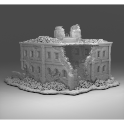 "Ruines WWII - Décors 3D 28mm pour Wargames & Dioramas Historiques" (2)