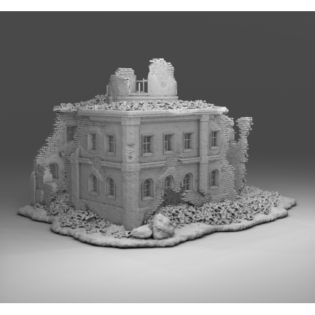 "Ruines WWII - Décors 3D 28mm pour Wargames & Dioramas Historiques"