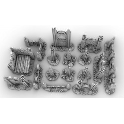 Décors GameScape 3D – Terrain modulaire 28/32 mm en filament

 (2)